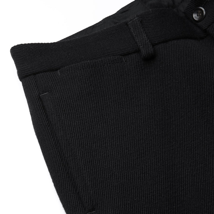 Pants Unisex GABBIANO CORSO PANNO SARDO CHINO NERO CARBONE Dressed Front Double		