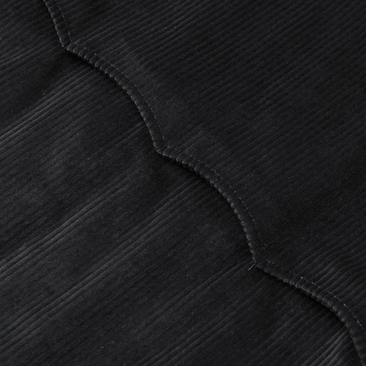 Jackets Unisex POIANA VELLUTO Short NERO CARBONE Dressed Front Double		