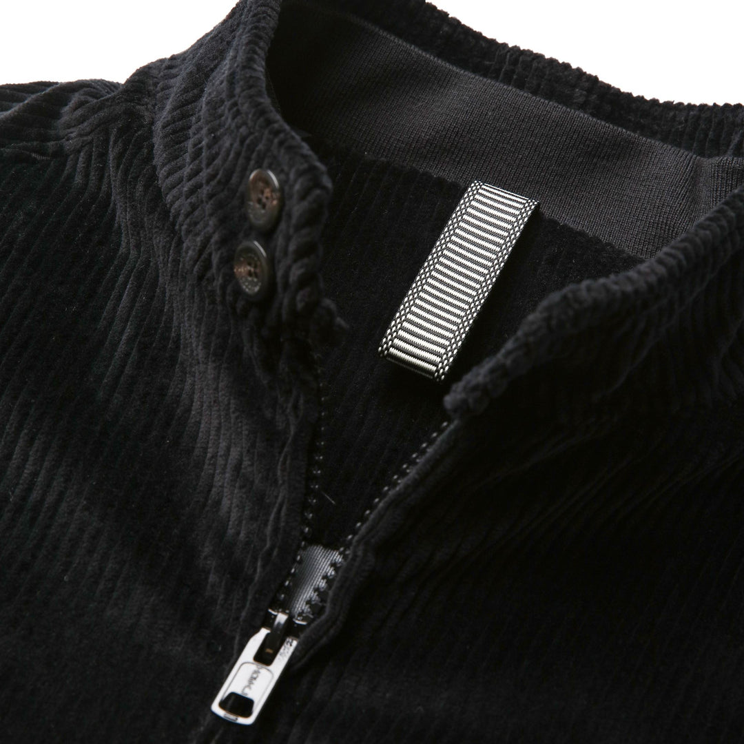 Jackets Unisex POIANA VELLUTO Short NERO CARBONE Detail Double				