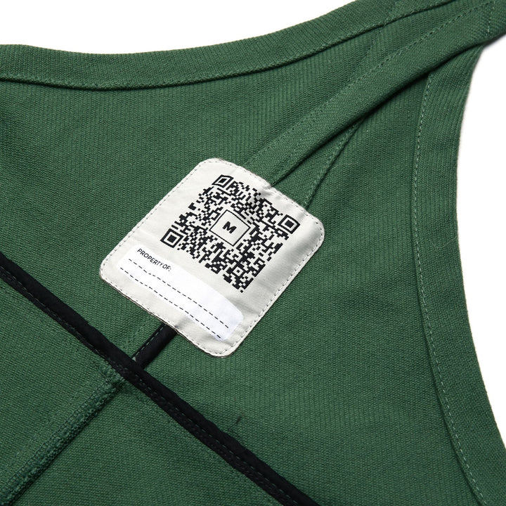 Pants Unisex TESTUGGINE MARGINATA TELA SARDA Overall VERDE GINESTRA Dressed Front Double		