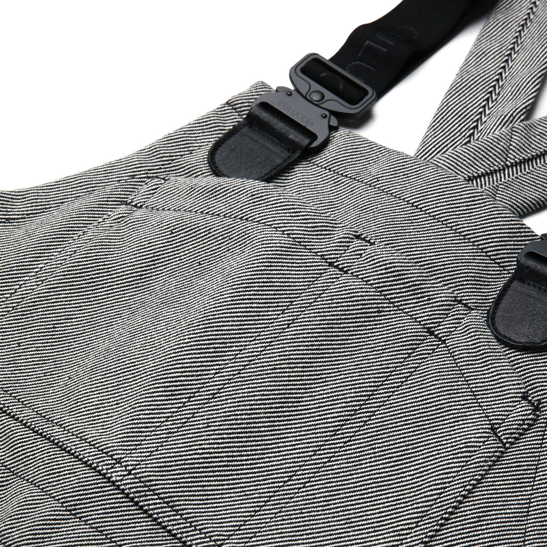 Pants Unisex TESTUGGINE MARGINATA TELA SARDA Overall BIANCO-NERO Detail Double				