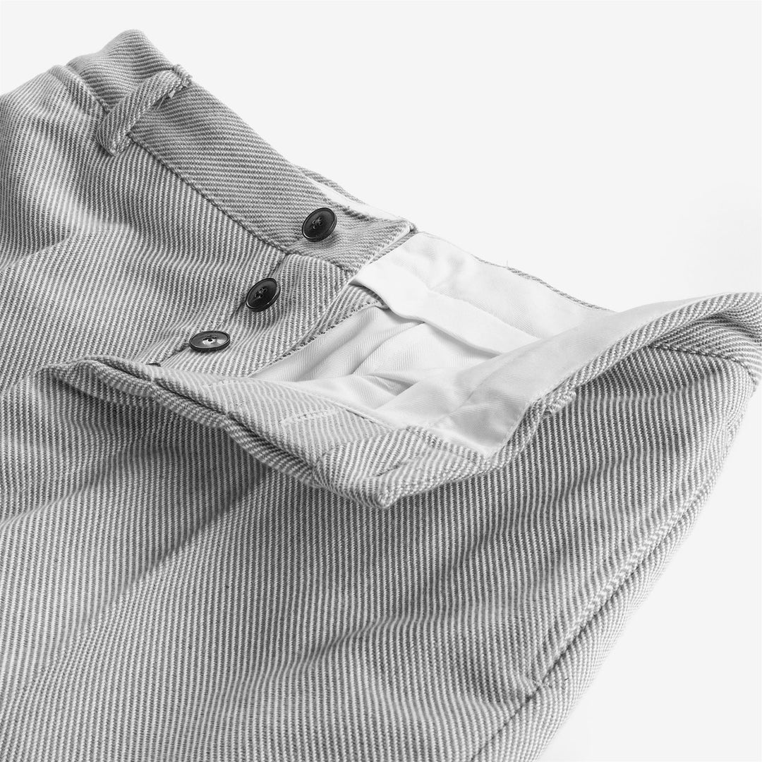 Pants Unisex GABBIANO CORSO TELA SARDA CHINO BIANCO GREGGE Dressed Side (jpg Rgb)		