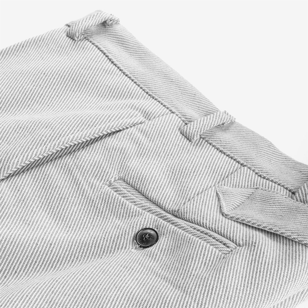 Pants Unisex GABBIANO CORSO TELA SARDA CHINO BIANCO GREGGE Dressed Front (jpg Rgb)	