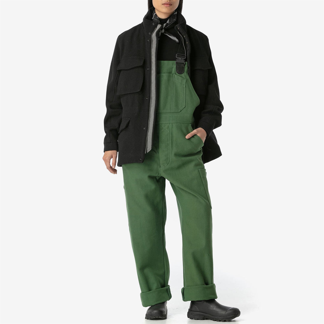 Jackets Unisex VOLPE PANNO SARDO Mid NERO CARBONE Dressed Back (jpg Rgb)		