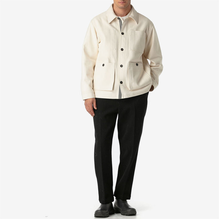 Jackets Unisex MARTORA TELA SARDA Mid BIANCO GREGGE Dressed Side (jpg Rgb)		