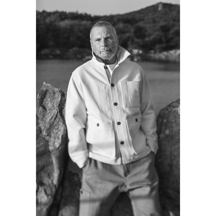 Jackets Unisex MARTORA TELA SARDA Mid BIANCO GREGGE Dressed Front (jpg Rgb)	