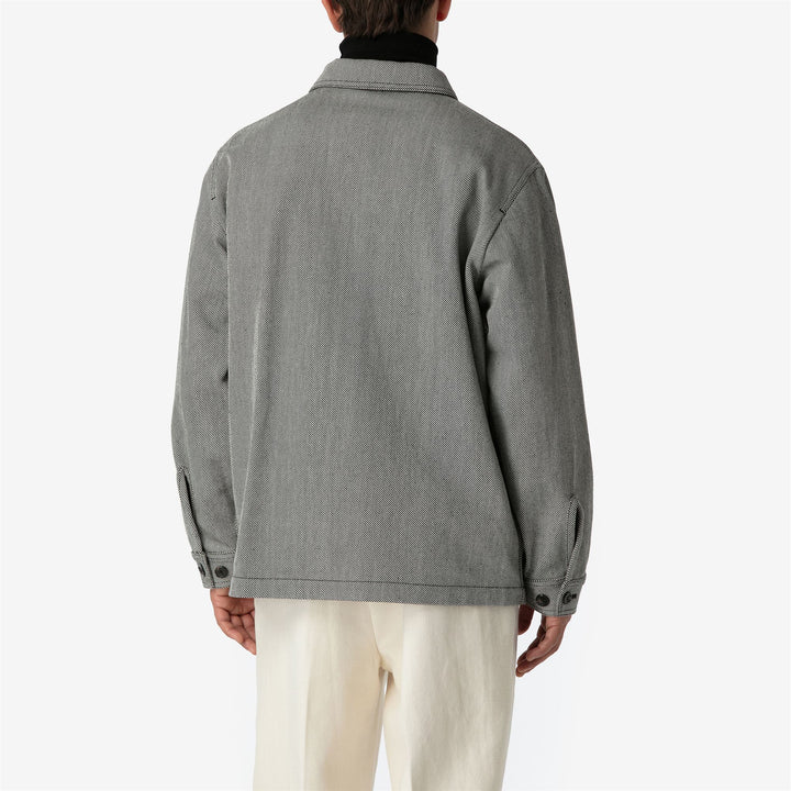 Jackets Unisex MARTORA TELA SARDA Mid BIANCO-NERO Detail (jpg Rgb)			