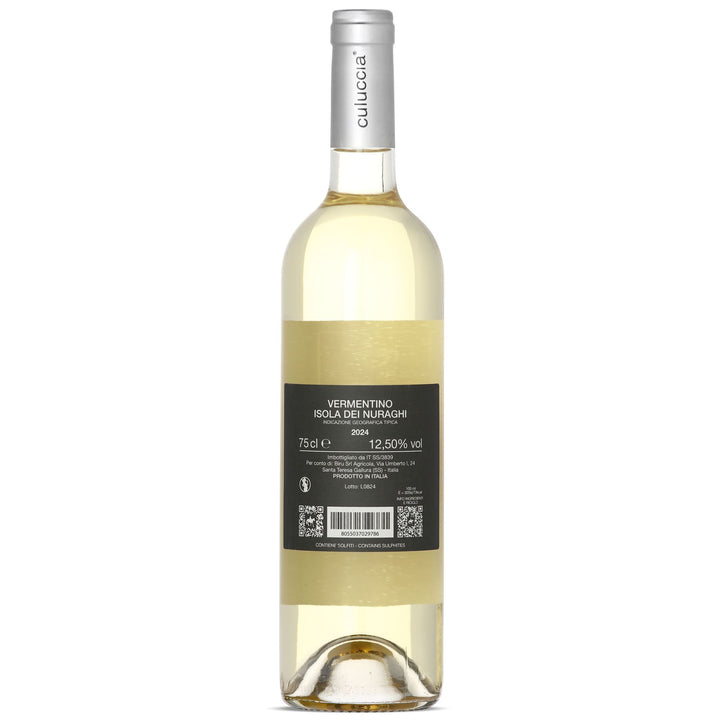 WINES DONNA MA' VERMENTINO DI GALLURA DOCG 2024 White Wine 75CL Dressed Front (jpg Rgb)	