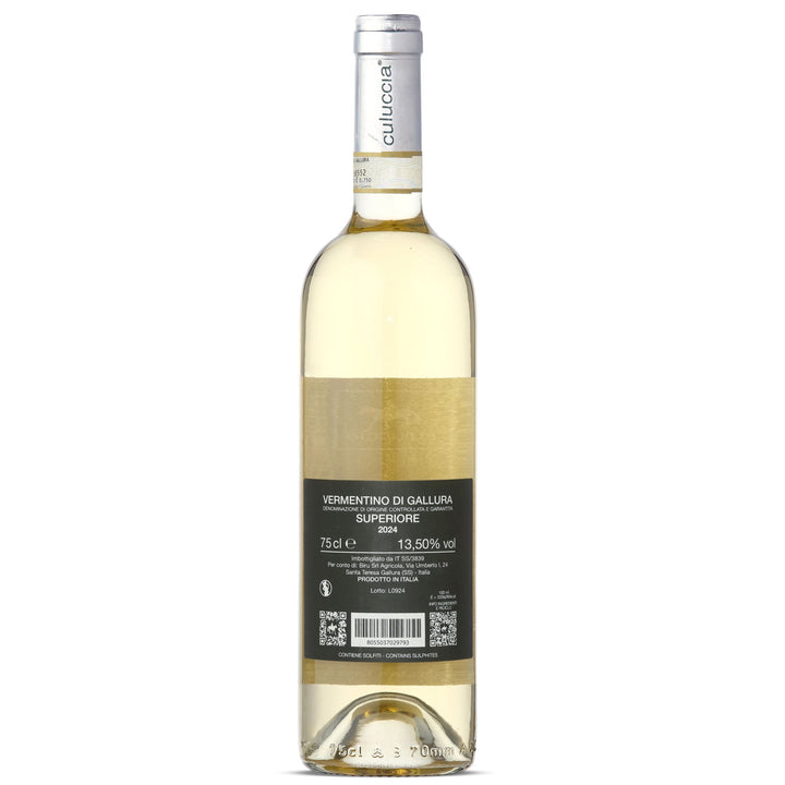 WINES DONNA STE' VERMENTINO DI GALLURA DOCG SUPERIORE 2024 White Wine 75CL Dressed Front (jpg Rgb)	