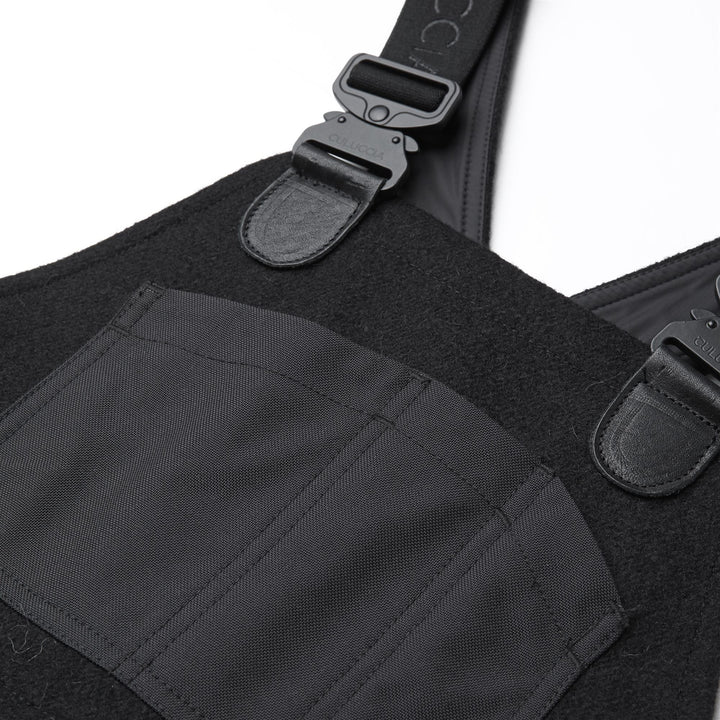 Pants Woman DONNOLA PANNO SARDO Overall NERO CARBONE Dressed Front Double		