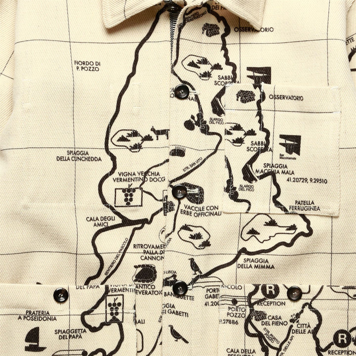 Jackets Unisex MARTORA PANNO SARDO STAMPATA Mid BIANCO-NERO Dressed Front (jpg Rgb)	