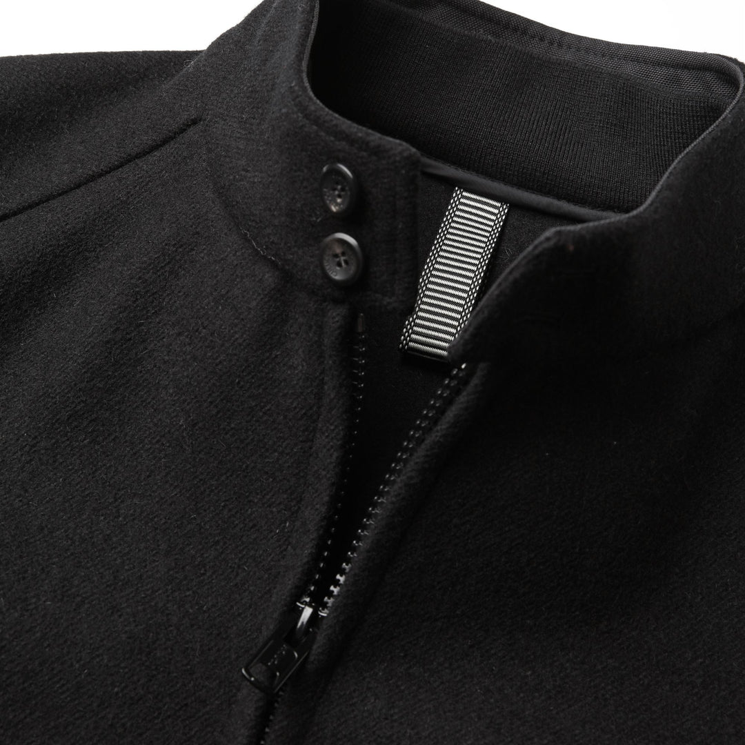 Jackets Unisex POIANA PANNO SARDO Short NERO CARBONE Dressed Front Double		