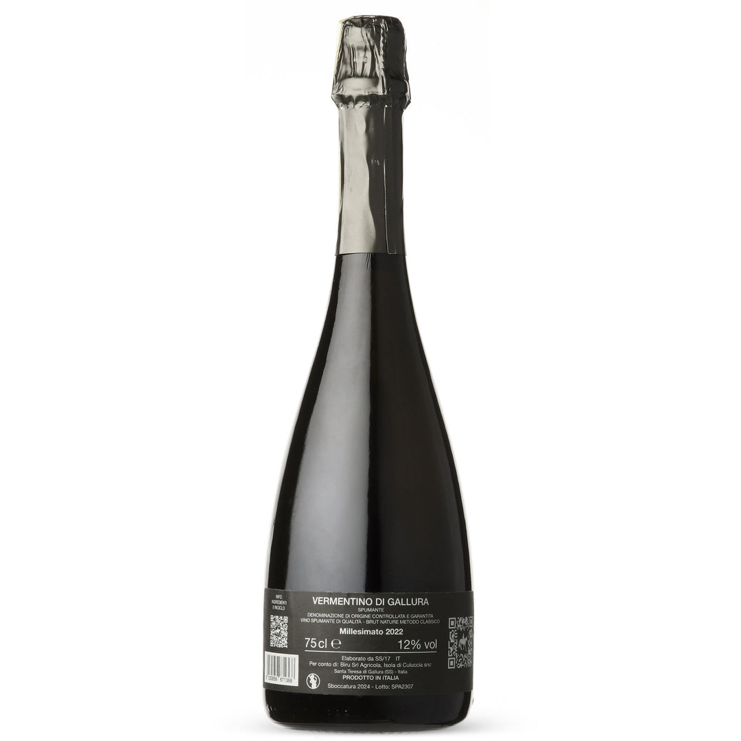 WINES DONNA LU' SPUMANTE VERMENTINO DI GALLURA DOCG 2022 MILLESIMATO Spumante 75CL Dressed Front (jpg Rgb)	