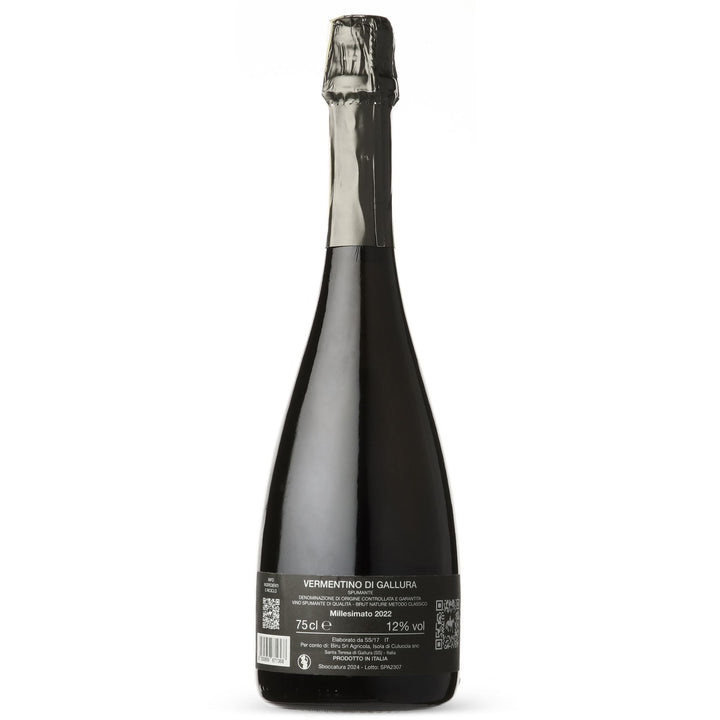WINES DONNA LU' SPUMANTE VERMENTINO DI GALLURA DOCG 2022 MILLESIMATO Spumante 75CL Dressed Front (jpg Rgb)	