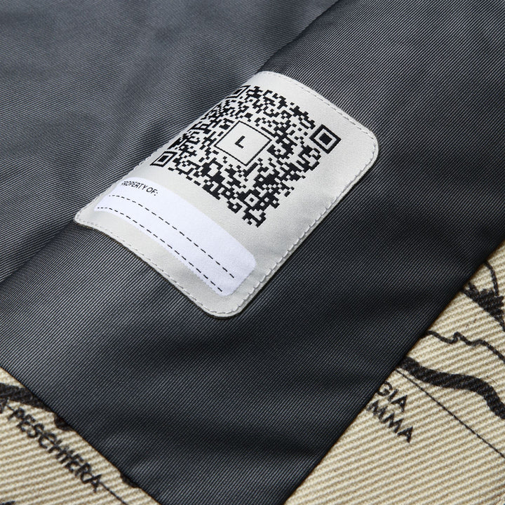 Dresses Unisex MARTIN PESCATORE PANNO SARDO STAMPATO Waistcoat BIANCO-NERO Detail Double				