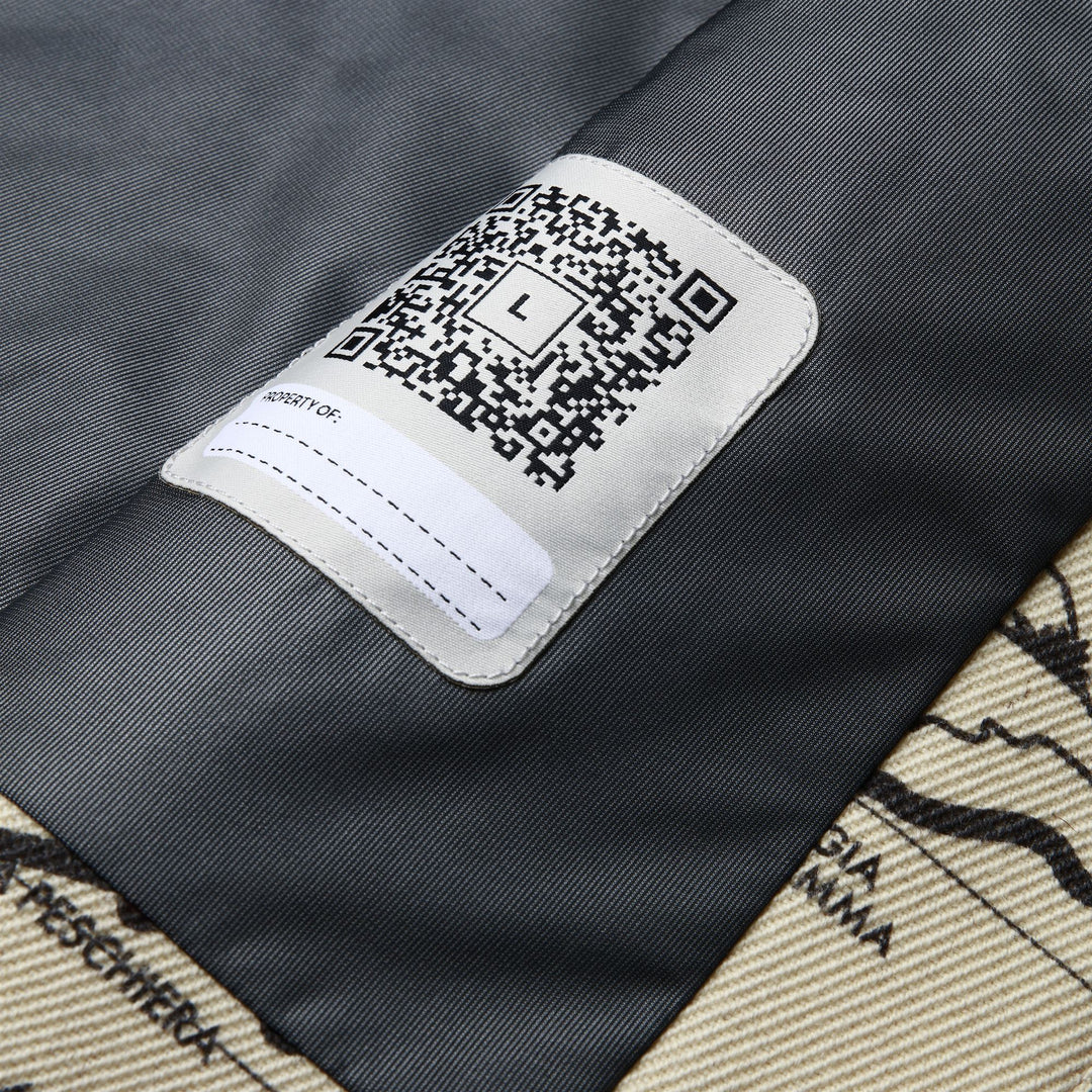 Dresses Unisex MARTIN PESCATORE PANNO SARDO STAMPATO Waistcoat BIANCO-NERO Detail Double				