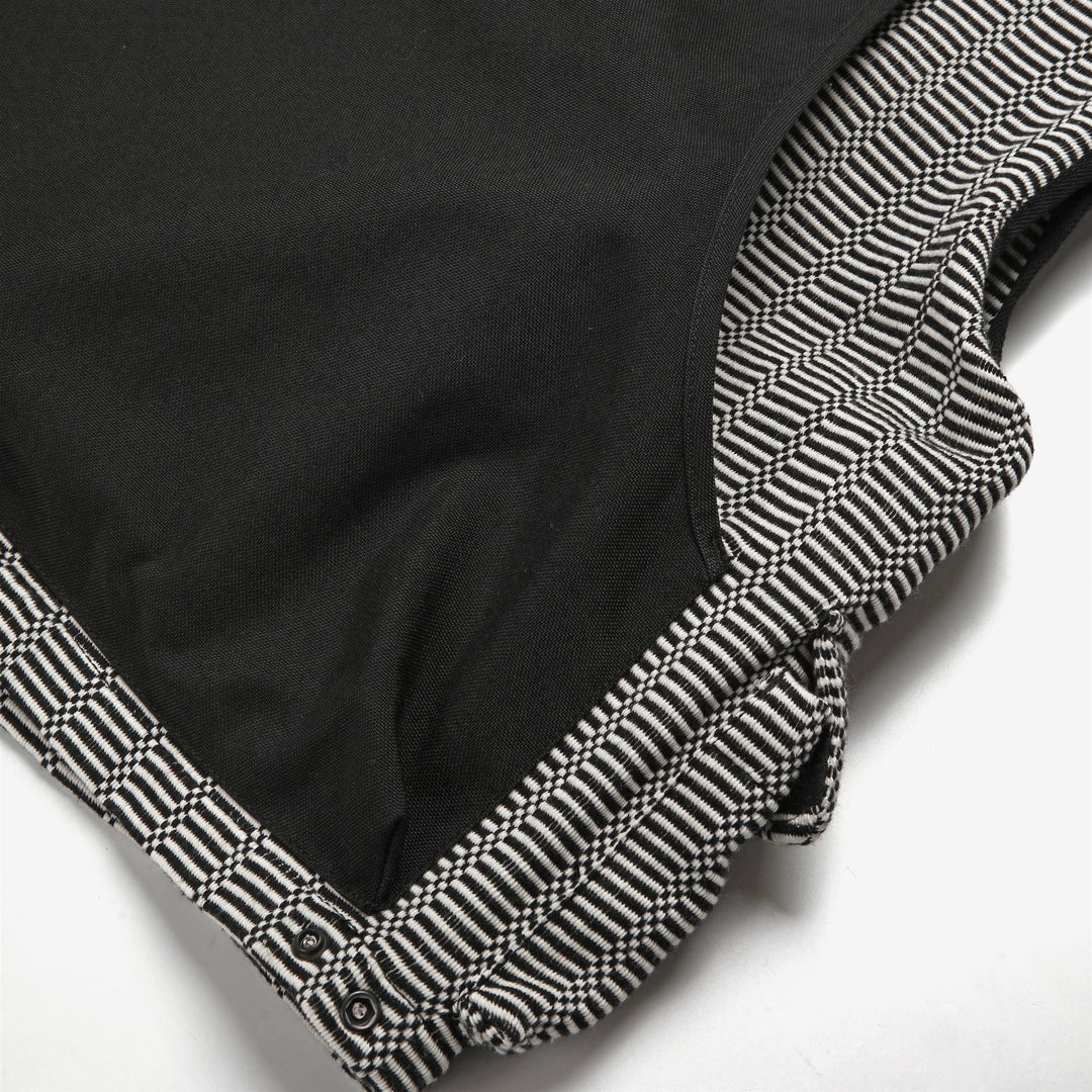 Dresses Unisex ROSPO SMERALDINO TELA BISACCIA Waistcoat BIANCO-NERO Detail Double				