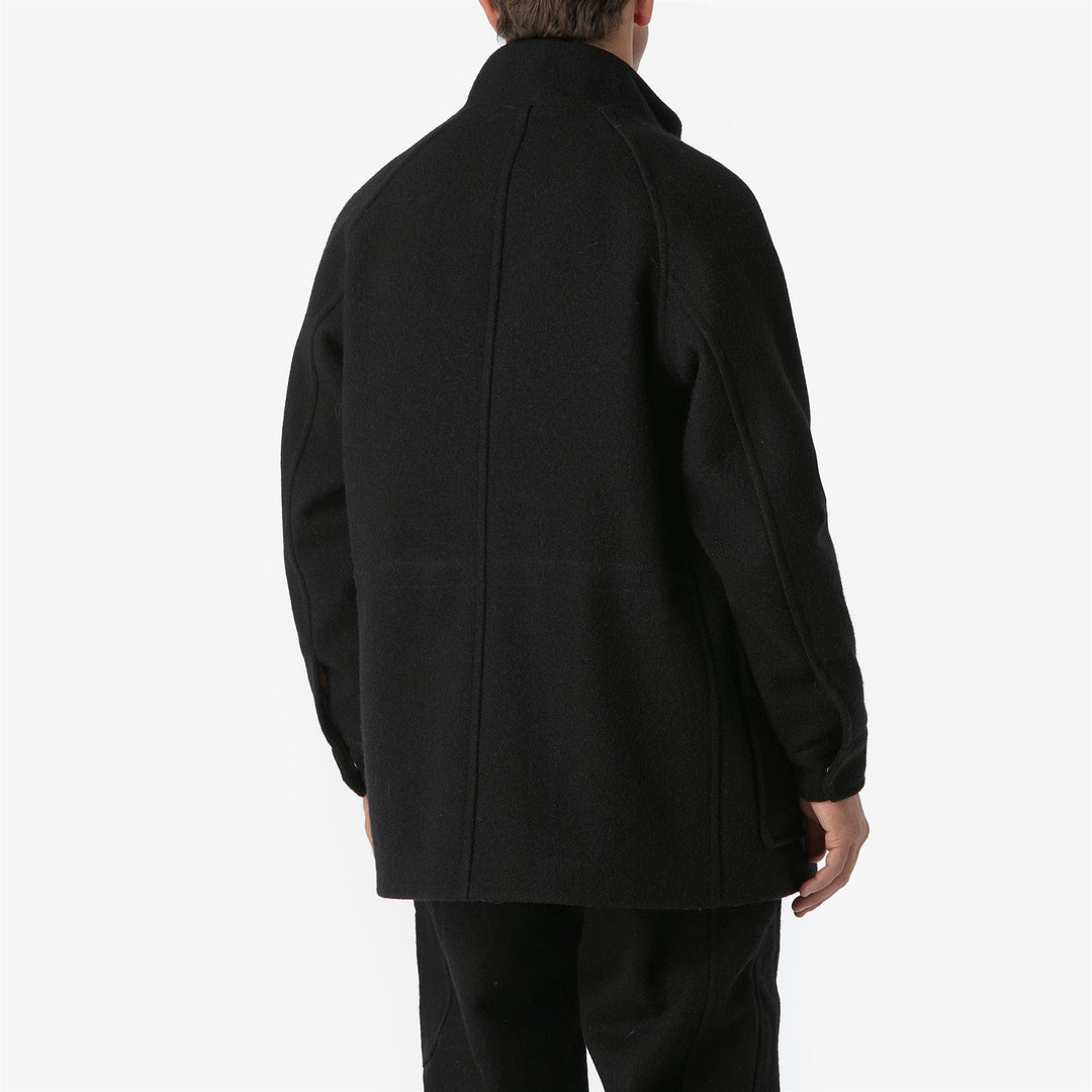 Jackets Unisex CAVALIERE ITALIA PANNO SARDO Mid NERO CARBONE Detail (jpg Rgb)			