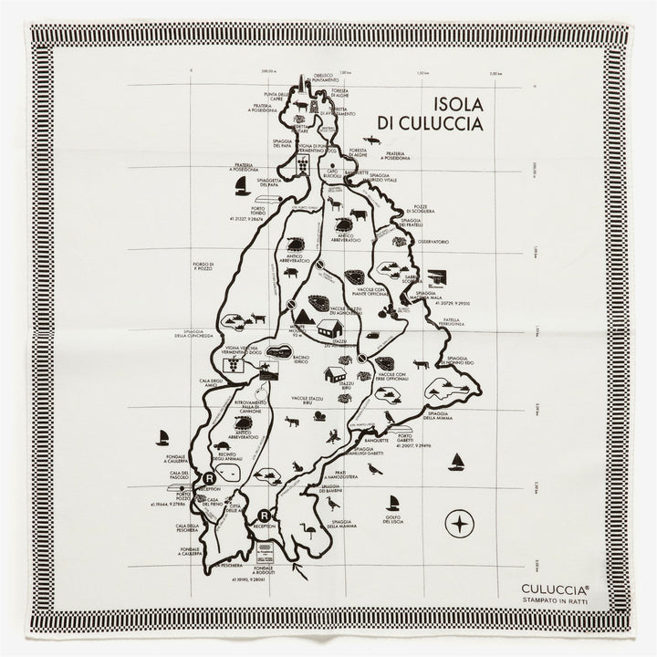 Scarves Unisex PANTANA MUSSOLA SARDA SCARF BIANCO GREGGE Photo (jpg Rgb)			