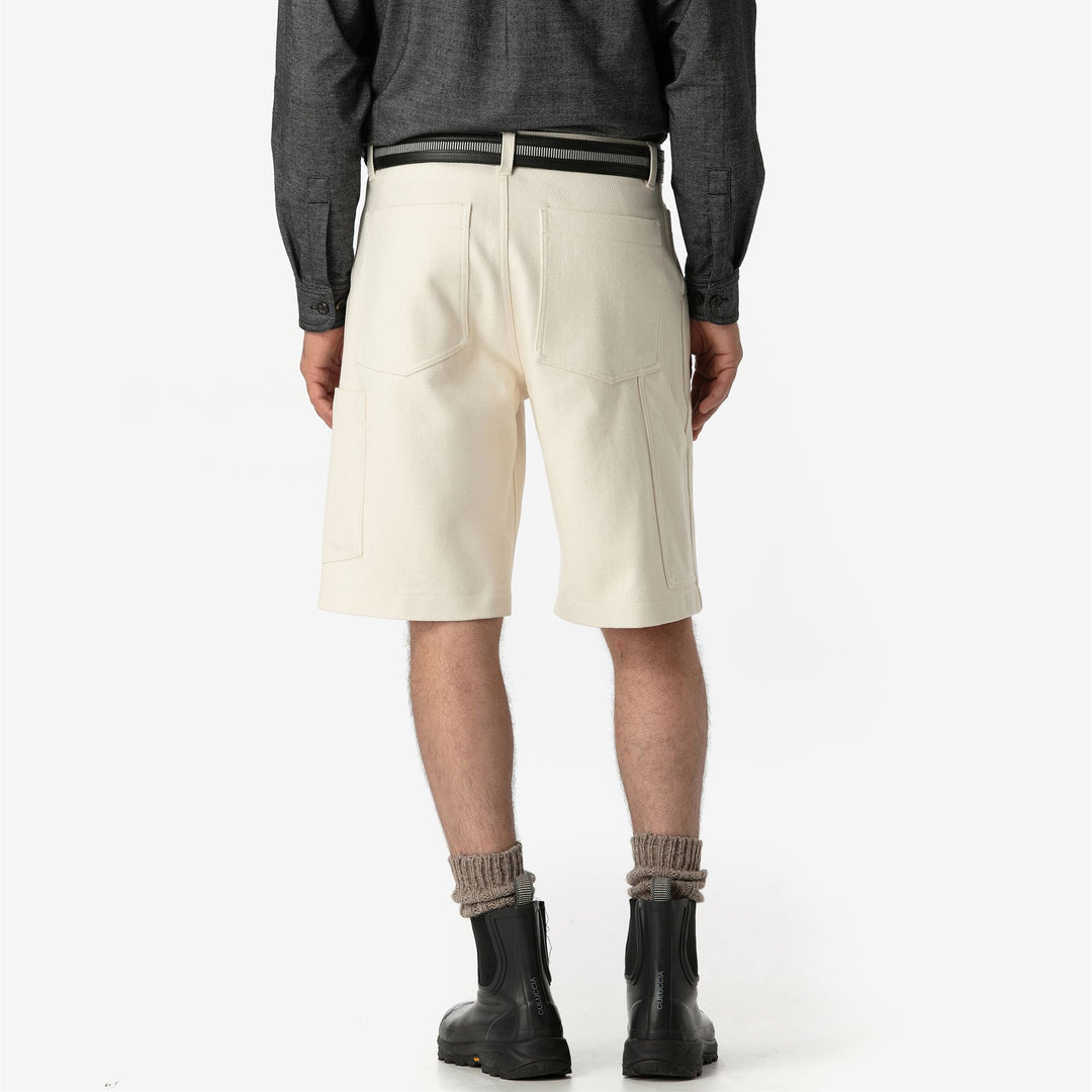 Shorts Unisex FRATICELLO TELA SARDA Cargo BIANCO GREGGE Detail (jpg Rgb)			
