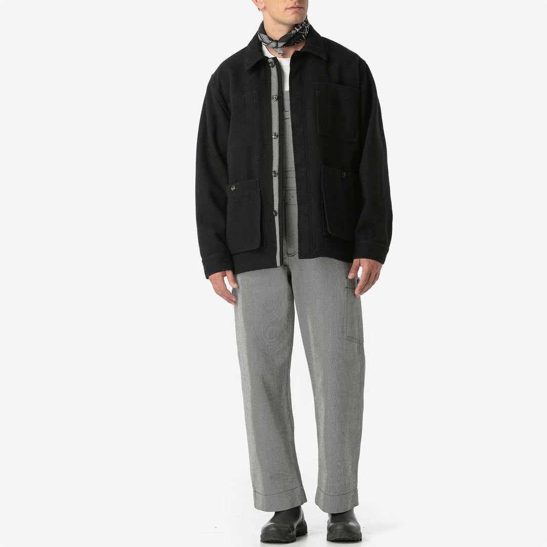 Jackets Unisex MARTORA PANNO SARDO Mid NERO CARBONE Dressed Side (jpg Rgb)		