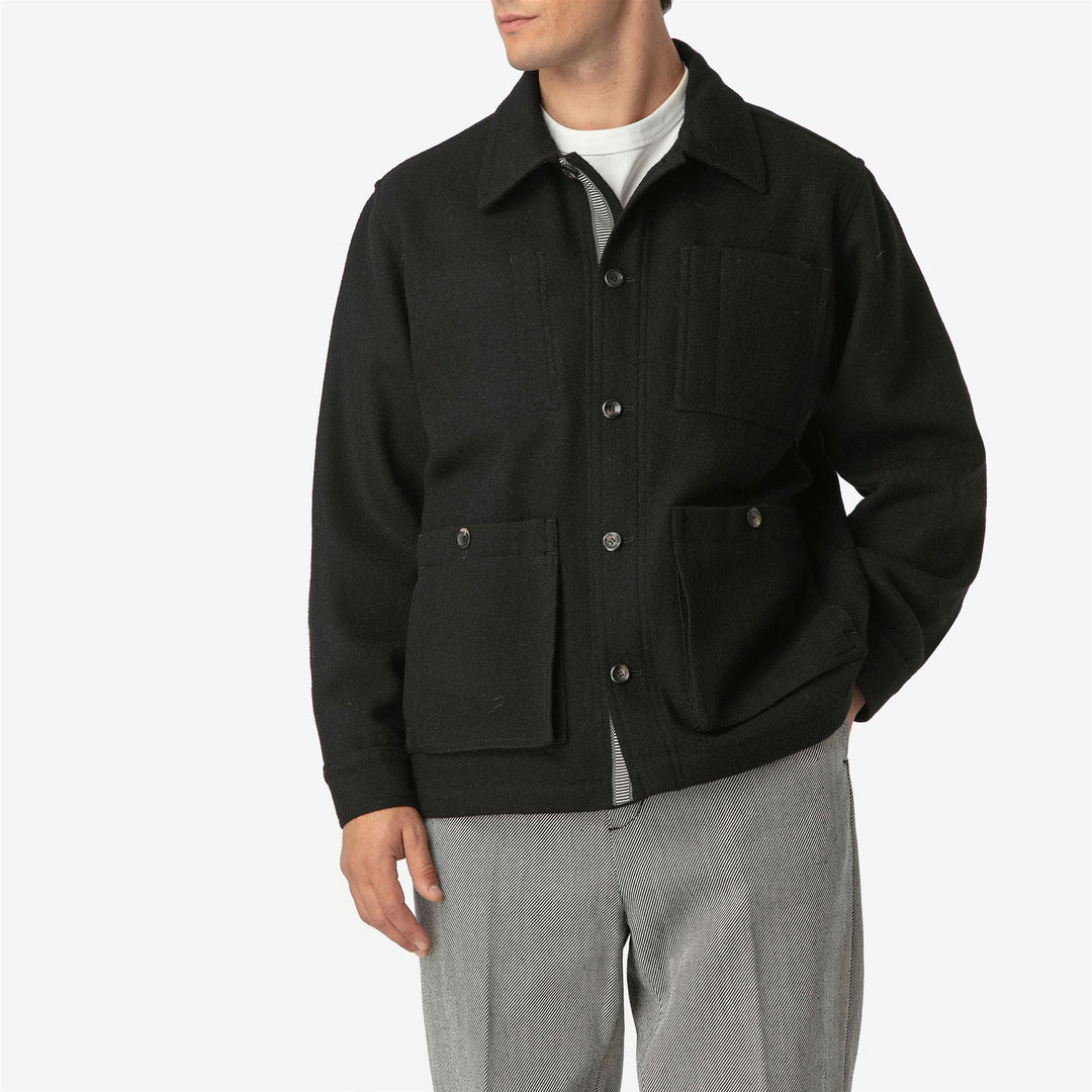 Jackets Unisex MARTORA PANNO SARDO Mid NERO CARBONE Dressed Back (jpg Rgb)		