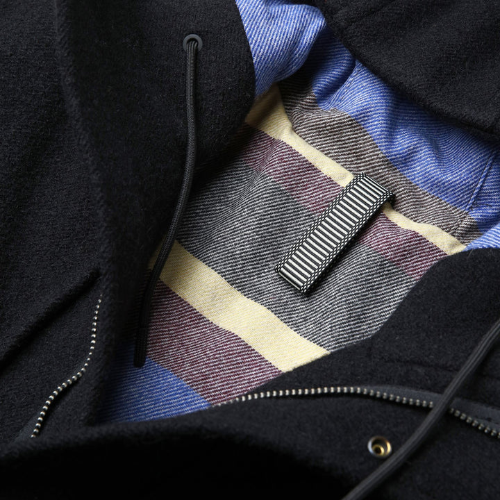 Jackets Unisex CORVO IMPERIALE PANNO SARDO Long NERO CARBONE Detail Double				