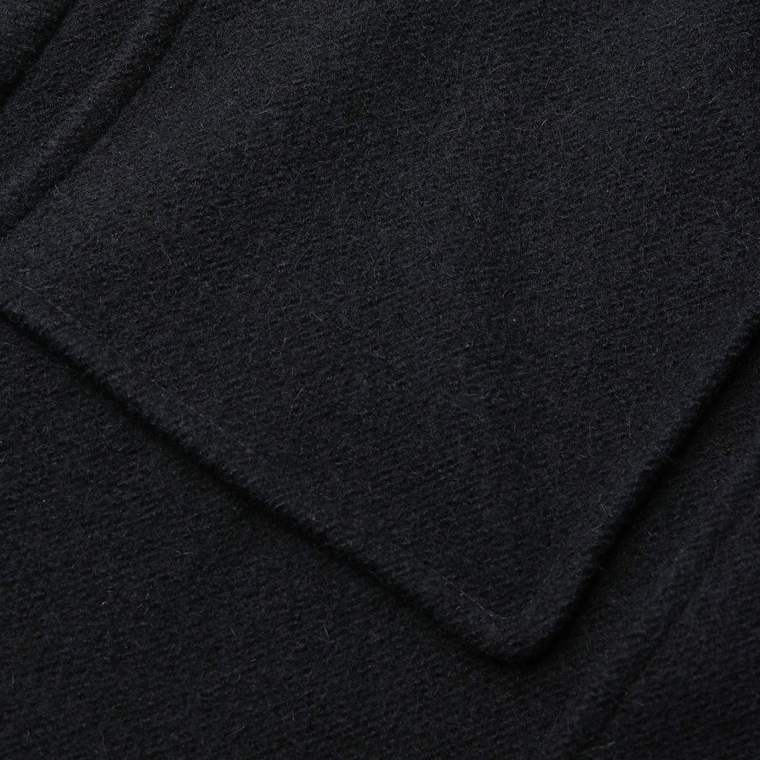 Jackets Unisex CORVO IMPERIALE PANNO SARDO Long NERO CARBONE Dressed Front Double		