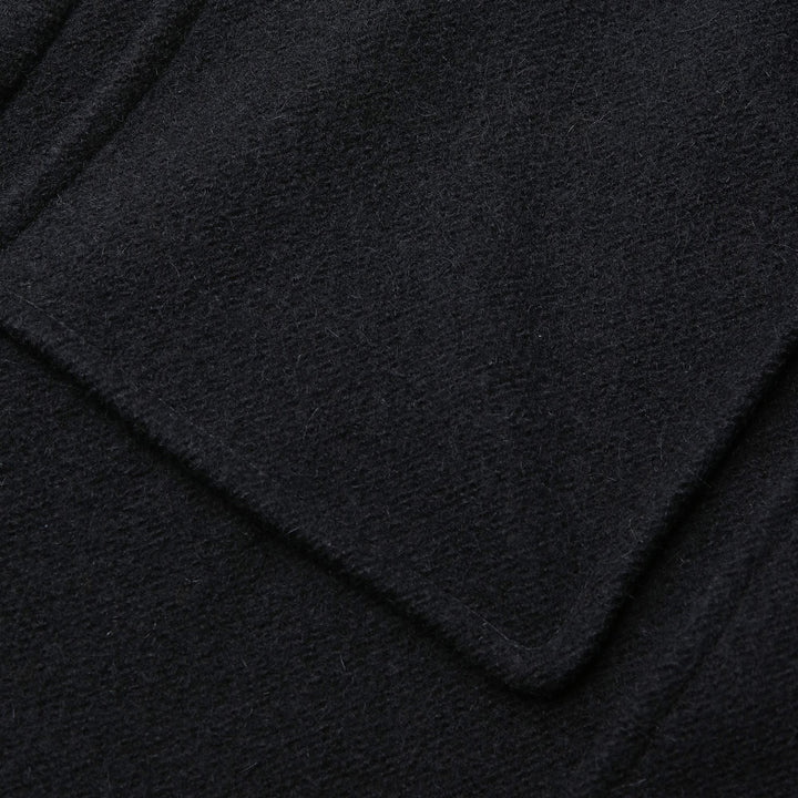 Jackets Unisex CORVO IMPERIALE PANNO SARDO Long NERO CARBONE Dressed Front Double		