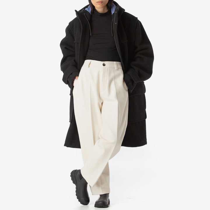 Jackets Unisex CORVO IMPERIALE PANNO SARDO Long NERO CARBONE Dressed Back (jpg Rgb)		