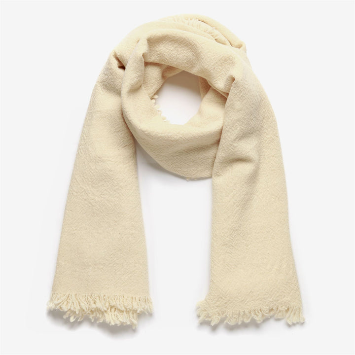 Scarves Unisex GARZETTA LANA SARDA SCARF BIANCO GREGGE Photo (jpg Rgb)			