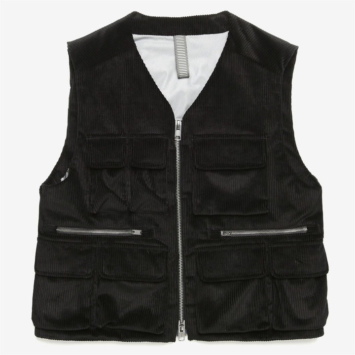 Dresses Unisex ROSPO SMERALDINO VELLUTO Waistcoat NERO CARBONE Photo (jpg Rgb)			
